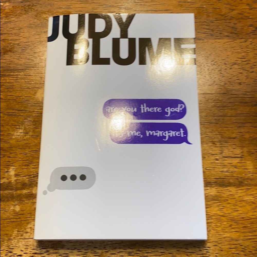 Judy Blume Are you there god? It’s me, Margaret.